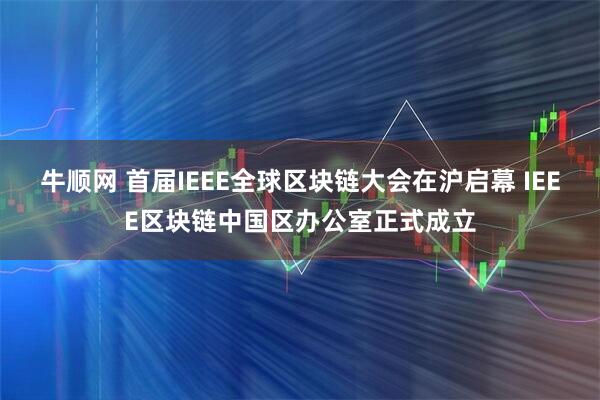 牛顺网 首届IEEE全球区块链大会在沪启幕 IEEE区块链中国区办公室正式成立
